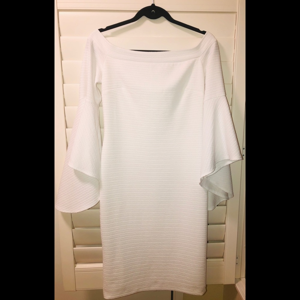 Bisou Bisou Michele Bohbot White Dress
